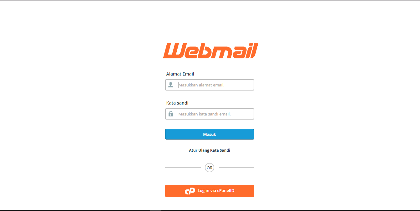 login ke webmail