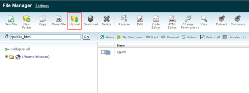 Cara Upload File Menggunakan File Manager di cPanel