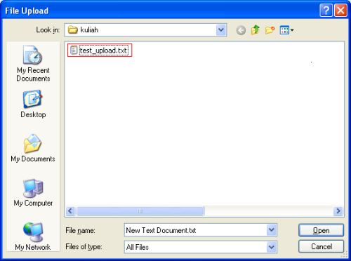 Cara Upload File Menggunakan File Manager