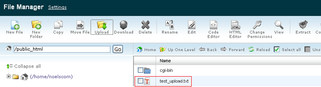 Cara Upload File Menggunakan File Manager