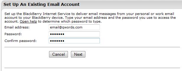 Masukkan Email Detail