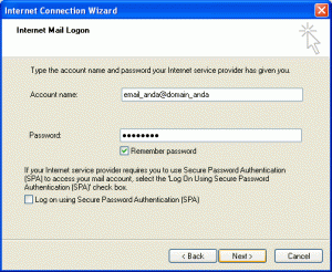 mail12 Setting Outlook