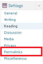 permalink Upgrade WordPress