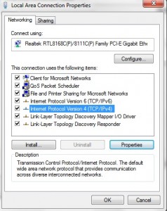 Menggunakan OpenDNS/GoogleDNS/Nawala
