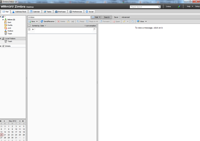 zimbra 4 Setting Email Acount Menggunakan Aplikasi Zimbra Desktop