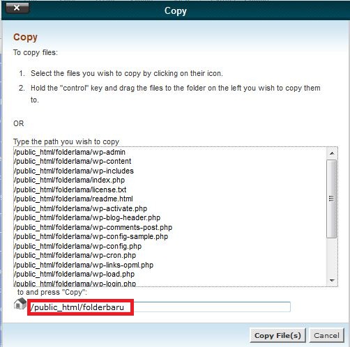 Memindahkan Isi File Website dari Subdomain ke Subdomain Lain copy - Memindahkan Isi File Website dari Subdomain ke Subdomain Lain