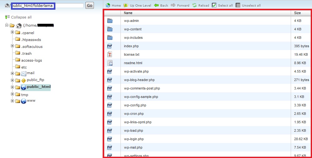 Memindahkan Isi File Website dari Subdomain ke Subdomain Lain folderlama - Memindahkan Isi File Website dari Subdomain ke Subdomain Lain