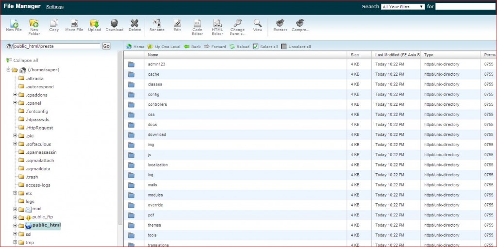 Capture - Tutorial memindahkan website prestashop dari satu domain ke domain lainnya dalam satu hosting