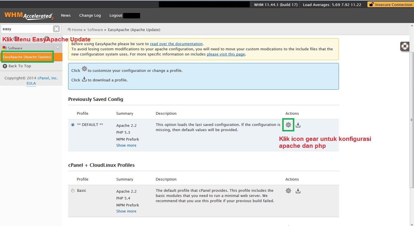 Tutorial Compile Apache PHP melalui EasyApache di cPanel WHM EasyApacheCompile2 - Tutorial Compile Apache PHP melalui EasyApache di cPanel WHM
