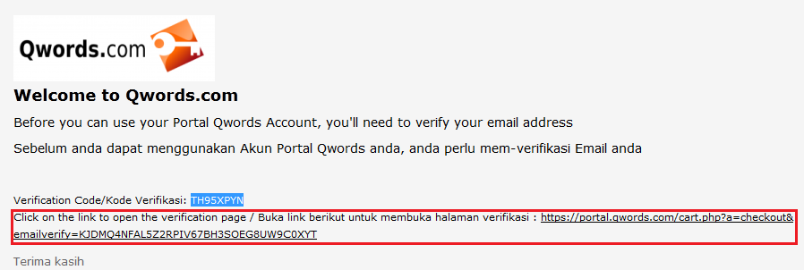 Cara Memverifikasi Email di Portal.qwords.com 2 - Cara Memverifikasi Email di Portal.qwords.com
