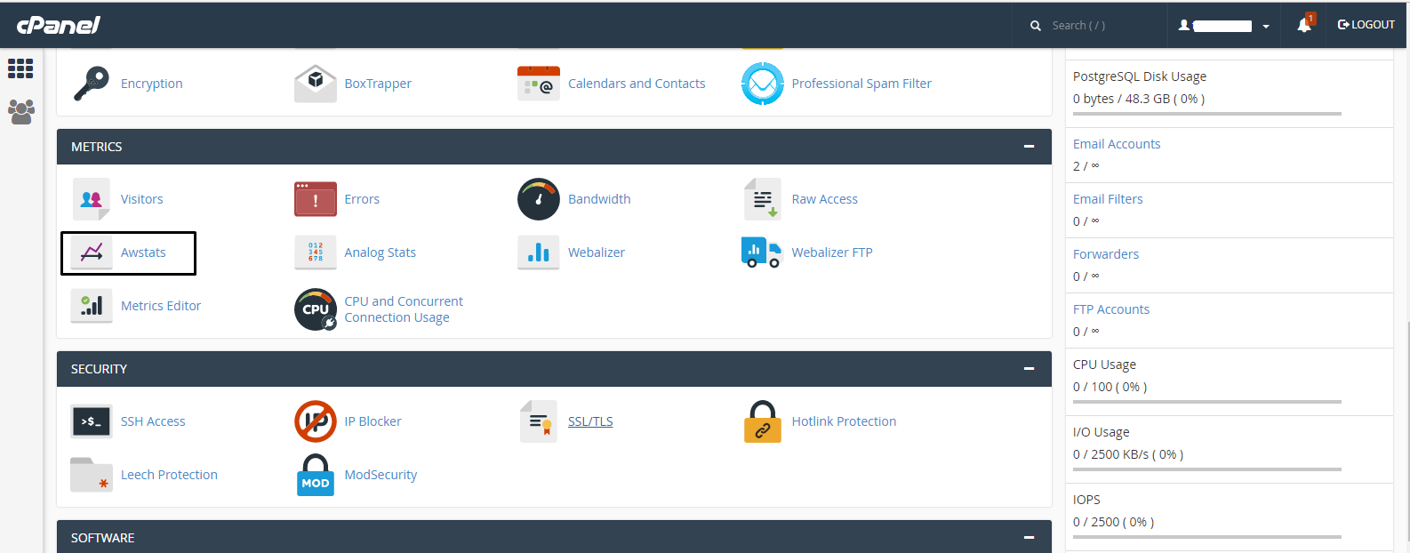cara melihat pengunjung website di cpanel