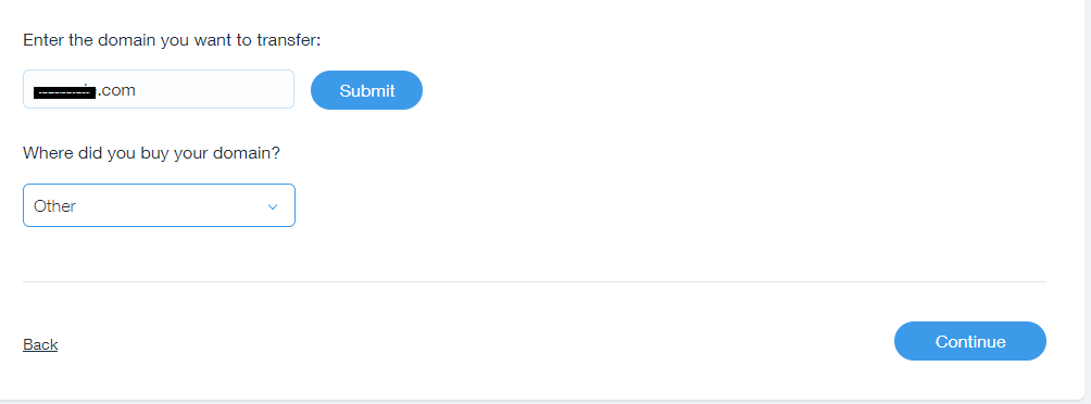 menambahkan domain Wix