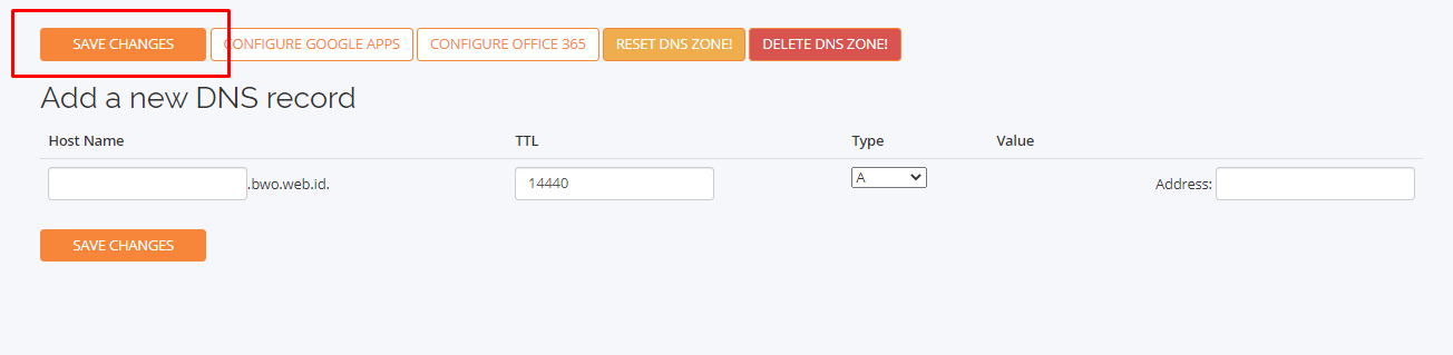 cara mengarahkan domain ke server