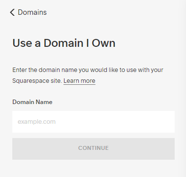 domain Squarespace