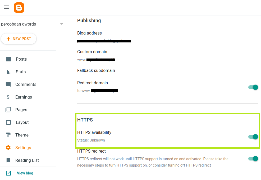 Seting SSL wordpress
