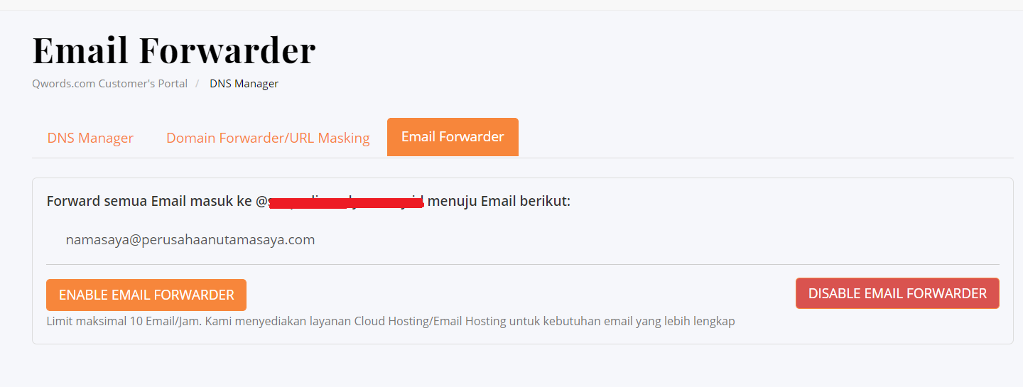 email forwarder
