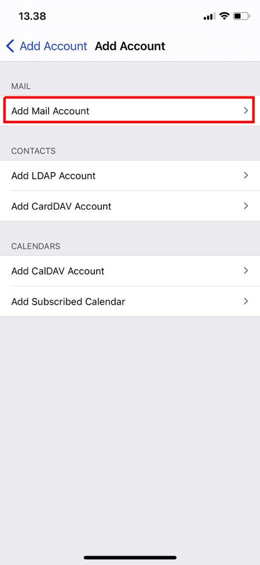 cara setting email di iphone dan ipad