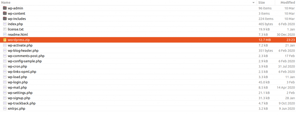 Compress file wordpress