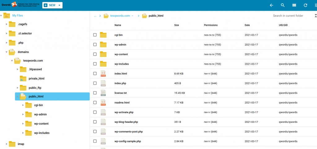 Mencari lokasi file DirectAdmin