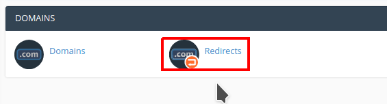 Redirect domain