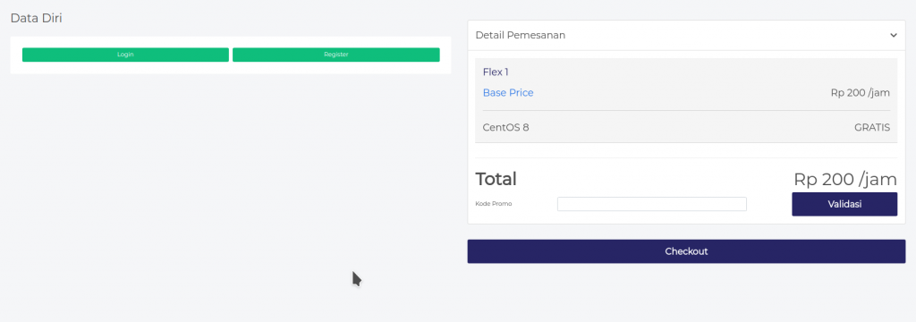 data diri pemilik hosting