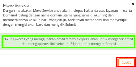 cara migrasi layanan antar akun di Portal Qwords