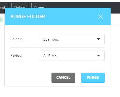 cara menghapus pesan email di directadmin