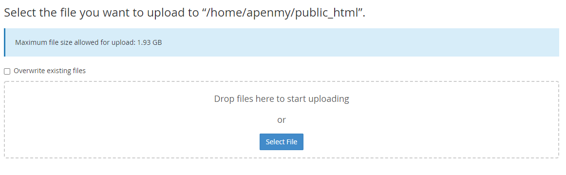 cara restore WordPress di cPanel