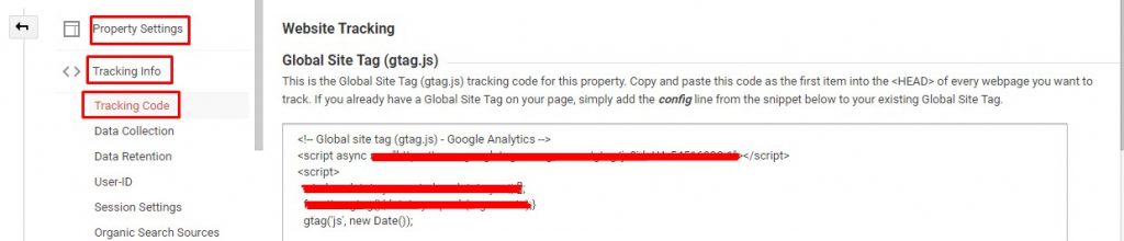 tracking google analytics