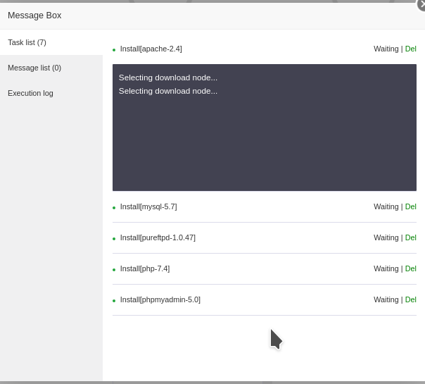 proses installasi web server