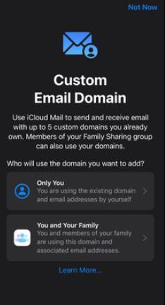 custom email domain