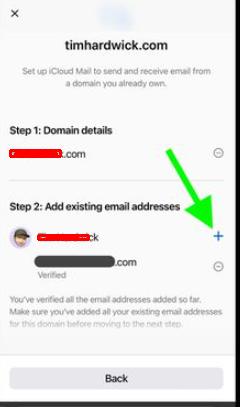 seting custom domain iphone
