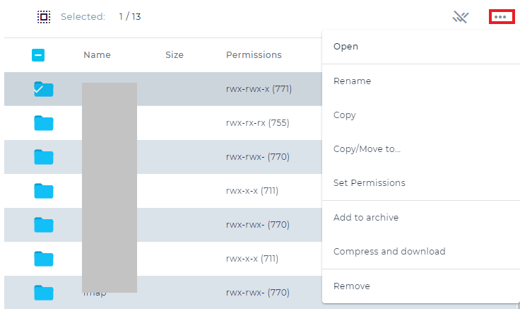 cara memindahkan file di directadmin