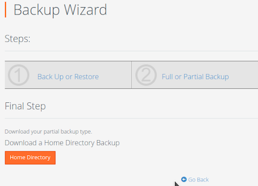 restore website di panel lain
