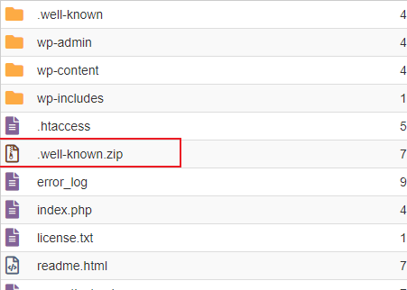 backup wordpress manual