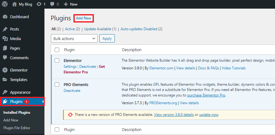cara install plugin di wordpress