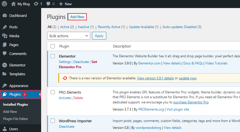 cara menambah widget di wordpress