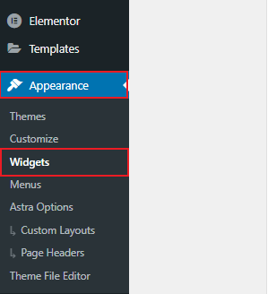 cara menambah widget di wordpress