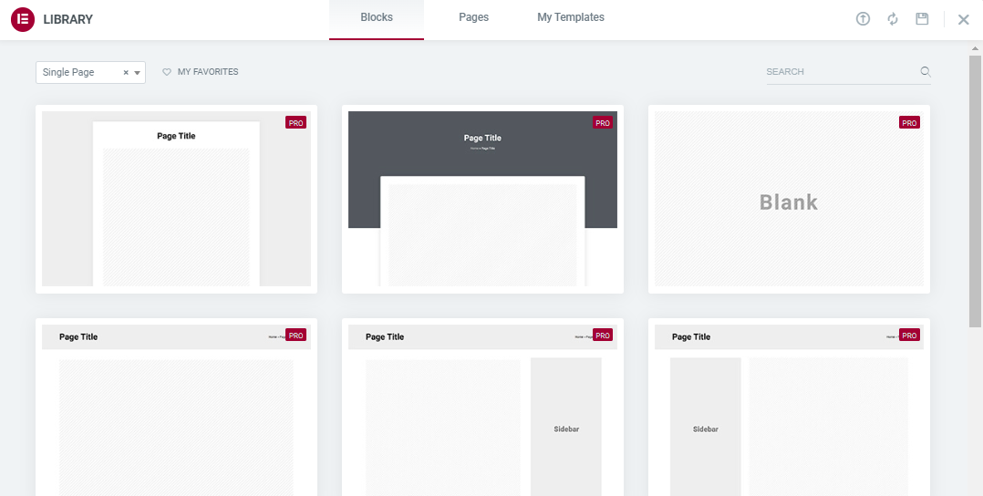 pilih tema dari library