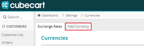 cara mengatur currencies di cubecart