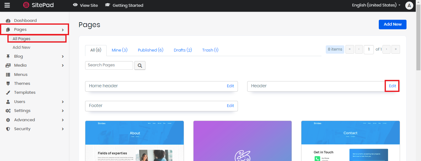 cara mengganti logo di sitepad