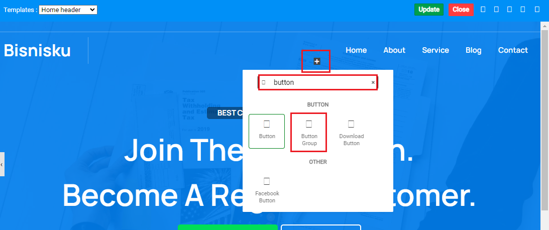 cara mengganti header dan footer di sitepad